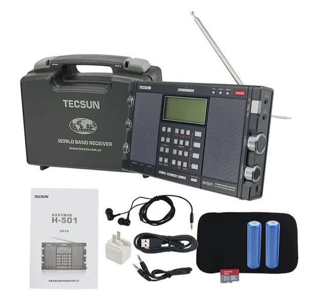Tecsun H-501 преміальний всехвильовий радіоприймач PLL DSP, Bluetooth, Hi-Fi стерео 100000 фото