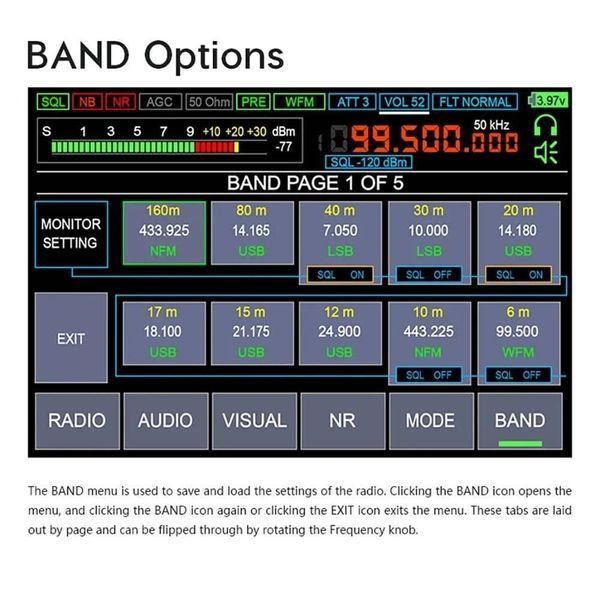 Malahit SDR DSP2 цифровий всехвильовий радіоприймач 10 кГц-2 ГГц AM, SSB, DSB, CW, NFM, WFM, RDS, FT8 100005 фото
