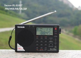 Цифровий портативний всехвильовий радіоприймач Tecsun PL-310ET DSP 100010 фото