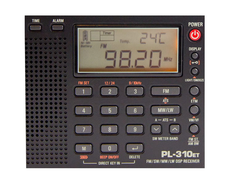 Цифровий портативний всехвильовий радіоприймач Tecsun PL-310ET DSP 100010 фото