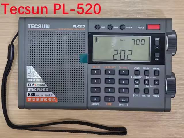 Цифровий всехвильовий радіоприймач Tecsun PL-520 100131 фото