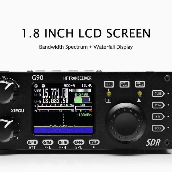 Короткохвильовий SDR-трансивер Xiegu G90 0.5-30 МГц, 20 Вт 100132 фото